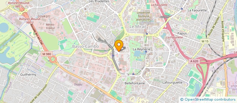 localisation de l'entreprise COMITE REGIONAL D'HISTOIRE DE LA SECURITE SOCIALE D'OCCITANIE-PYRENEES-MEDITERRANEE à TOULOUSE