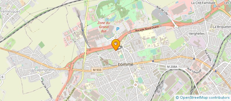 localisation de l'entreprise COMITE REGIONAL D'INTERFEL HAUTS DE FRANCE à LILLE
