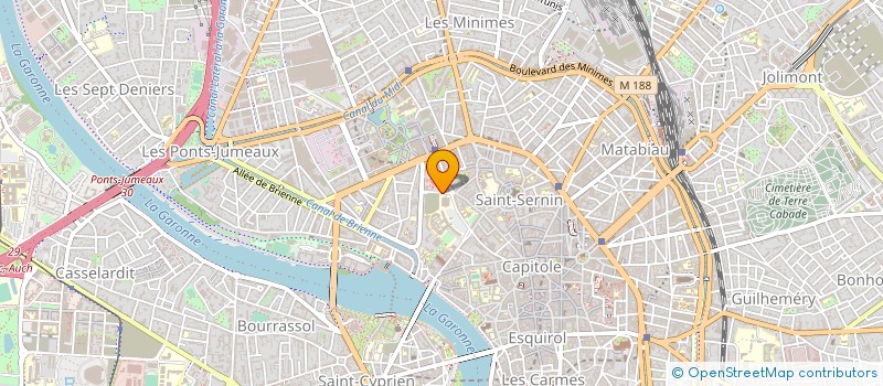localisation de l'entreprise COMITE REGIONAL DE CONCERTATION DU BTP à TOULOUSE