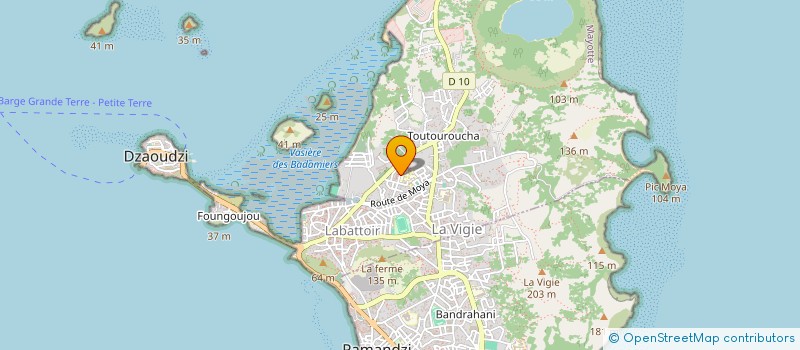 localisation de l'entreprise COMITE REGIONAL DE CYCLISME DE MAYOTTE à DZAOUDZI
