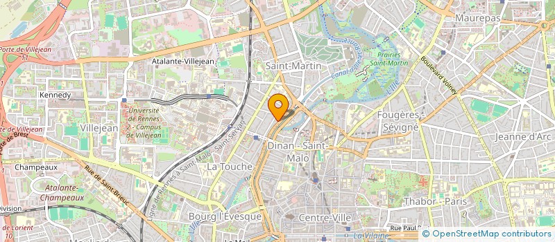 localisation de l'entreprise COMITE REGIONAL DE L'OEUF à RENNES