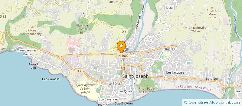 localisation de l'entreprise COMITE REGIONAL DE LUTTE DE LA REUNION à SAINT-JOSEPH
