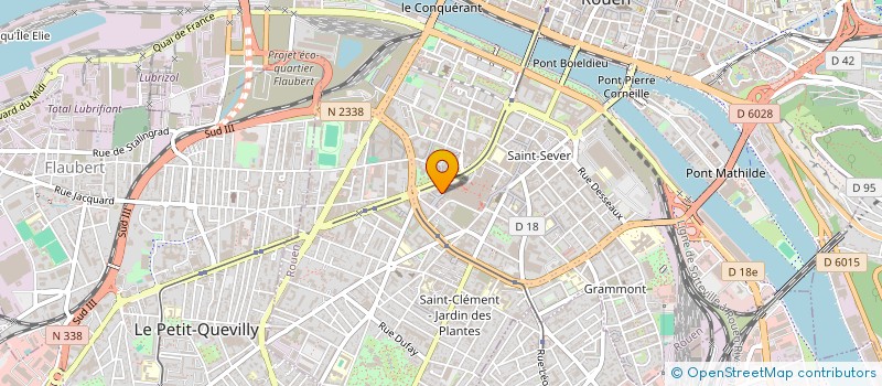 localisation de l'entreprise COMITE REGIONAL DE NORMANDIE DE GYMNASTIQUE à ROUEN