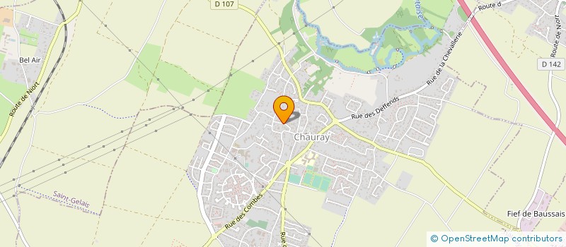 localisation de l'entreprise COMITE REGIONAL DE PECHE SPORTIVE AU COUP  CHAURAY