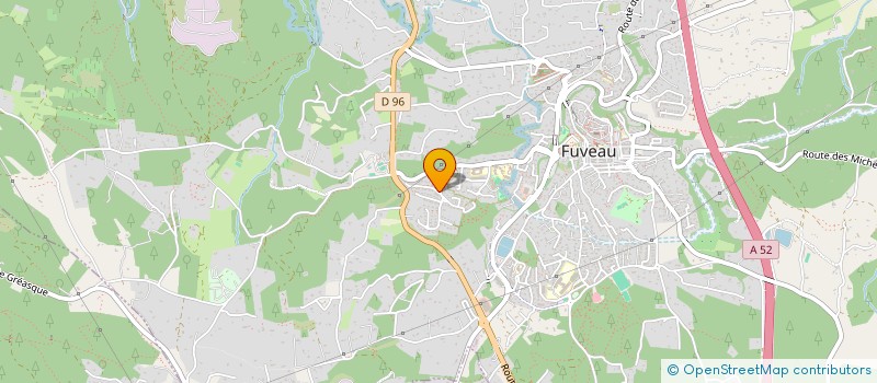 localisation de l'entreprise COMITE REGIONAL DE PROVENCE ALPES COTE D AZUR DE PECHE AU COUP  FUVEAU