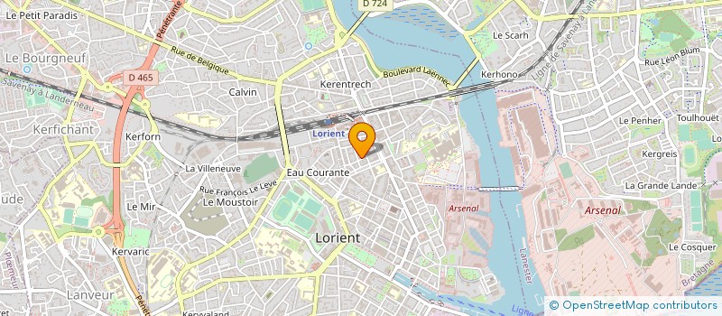 localisation de l'entreprise COMITE REGIONAL DE TOURISME EQUESTRE DE BRETAGNE  LORIENT