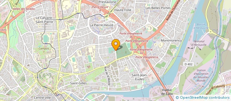 localisation de l'entreprise COMITE REGIONAL DES ASPTT DE NORMANDIE  HEROUVILLE-SAINT-CLAIR