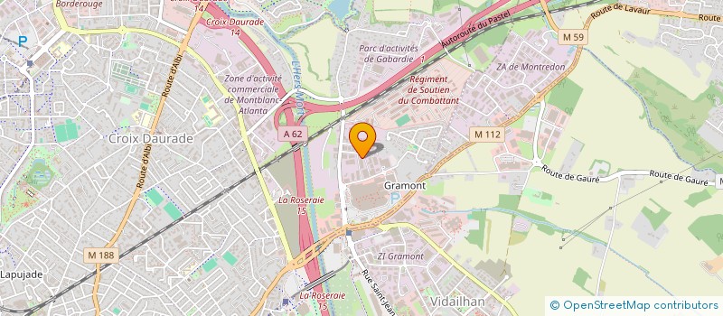 localisation de l'entreprise COMITE REGIONAL DES GEIQ D'OCCITANIE à TOULOUSE