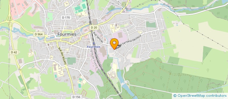 localisation de l'entreprise COMITE REGIONAL DES HAUTS DE FRANCE DE BOXE à FOURMIES