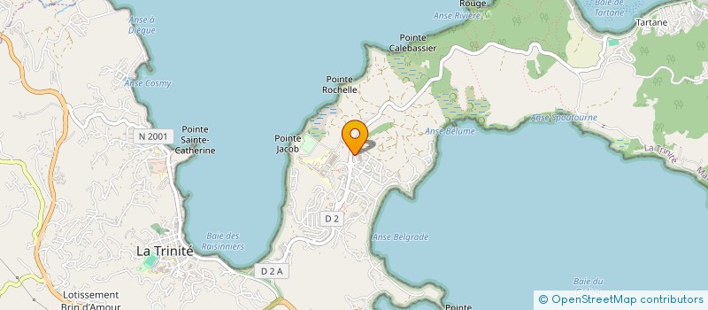 localisation de l'entreprise COMITE REGIONAL DES HEMOPHILES ET WILLEBRAND DE LA MARTINIQUE à LA TRINITE