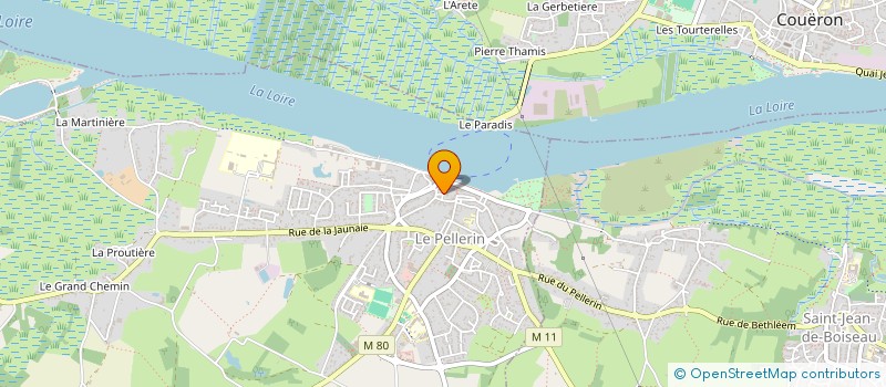 localisation de l'entreprise COMITE REGIONAL ENDURANCE EQUESTRE PDL  LE PELLERIN