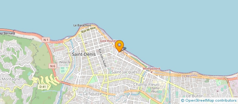 localisation de l'entreprise COMITE REGIONAL HANDISPORT  SAINT DENIS
