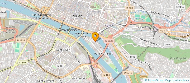 localisation de l'entreprise COMITE REGIONAL MOTONAUTIQUE DE NORMANDIE à ROUEN