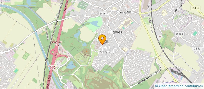 localisation de l'entreprise COMITE REGIONAL NORD PAS DE CALAIS DES RAIDS MULTISPORTS DE NATURE  OIGNIES