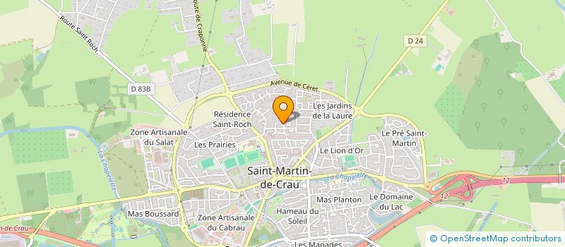 localisation de l'entreprise COMITE REGIONAL PACA DES ASSOCIATIONS DE HARKIS RAPATRIES DES DIVERSES FORMATIONS SUPPLETIVES ET DE LEURS AMIS à SAINT-MARTIN-DE-CRAU