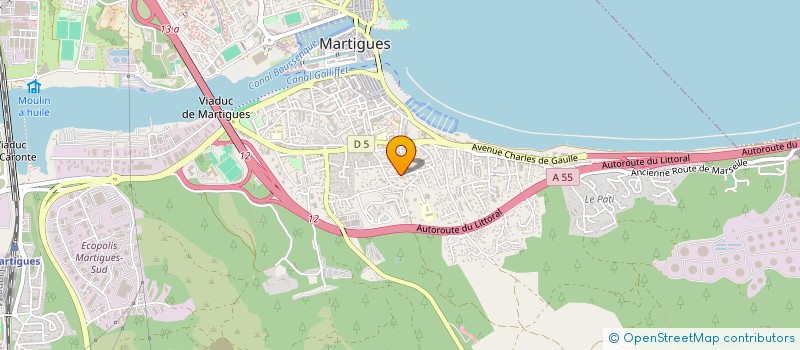 localisation de l'entreprise COMITE REGIONAL PROVENCE ALPES COTE D'AZUR DE K1 RULES à MARTIGUES
