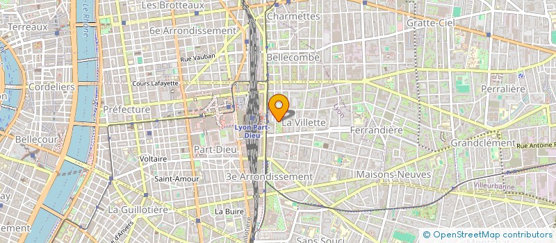 localisation de l'entreprise COMITE REGIONAL RHONE-ALPES D'HISTOIRE DE LA SECURITE SOCIALE  LYON