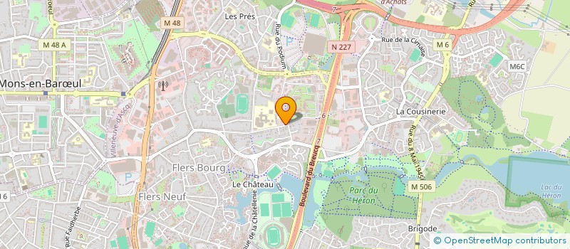 localisation de l'entreprise COMITE REGIONAL SPORTS POUR TOUS HAUTS DE FRANCE  VILLENEUVE-D'ASCQ