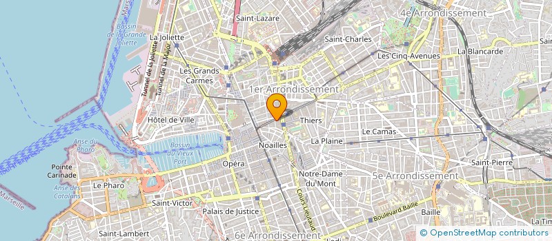 localisation de l'entreprise COMITE REGIONAL TOURISME PACA à MARSEILLE
