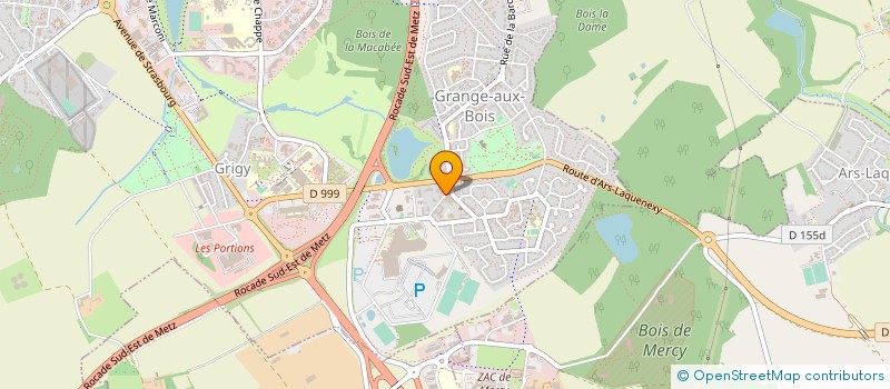 localisation de l'entreprise COMITE REGIONAL UFOLEP GRAND EST  METZ