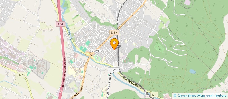 localisation de l'entreprise COMITE REJOUISSANCES TERROIR PUYRICARD à AIX EN PROVENCE