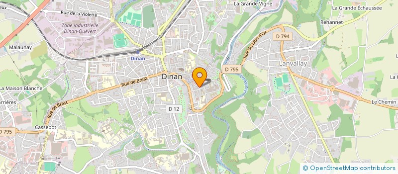 localisation de l'entreprise COMITE RENCONTRES INTERNAT HARPE CELTIQU à DINAN