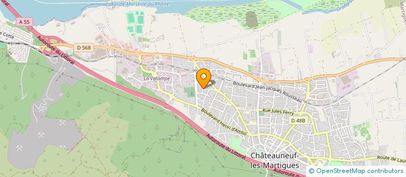 localisation de l'entreprise COMITE RESPECT DES DROITS TSIGANES à CHATEAUNEUF-LES-MARTIGUES