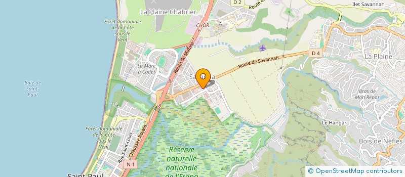 localisation de l'entreprise COMITE REUNIONNAIS DU TOURISME  SAINT-PAUL