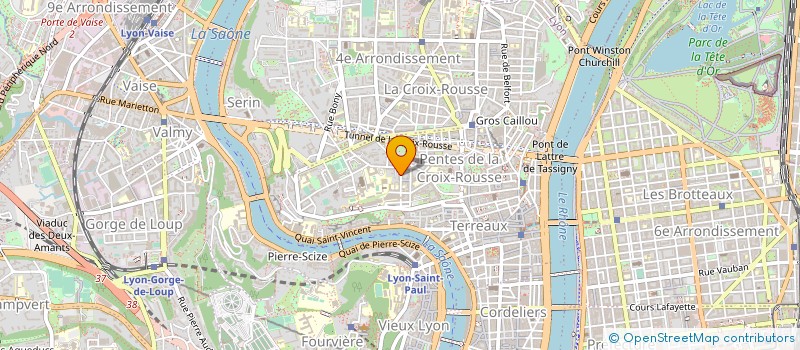 localisation de l'entreprise COMITE RHONE ALPIN REGIES QUARTIER à LYON