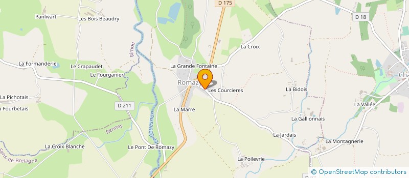 localisation de l'entreprise COMITE ROMANIM'  ROMAZY