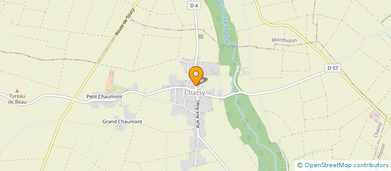 localisation de l'entreprise COMITE RURAL D'ANIMATIONS CHASSYCOIS  CHASSY