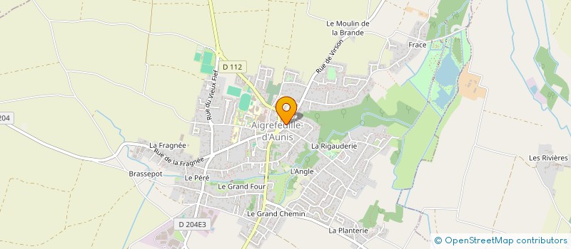 localisation de l'entreprise COMITE RURAL ET DE DEVELOPPEMENT AGRICOLE DE LA PETITE REGION AUNIS MARAIS POITEVIN à AIGREFEUILLE-D'AUNIS