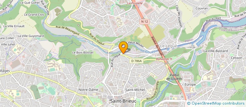 localisation de l'entreprise COMITE SAINT-BRIEUC JARRY à SAINT-BRIEUC