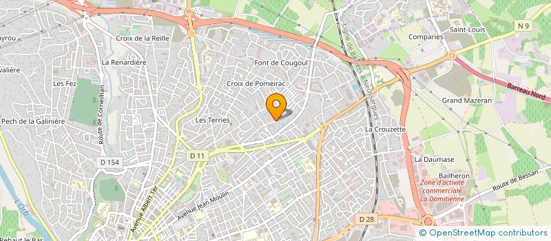 localisation de l'entreprise COMITE SAUVEGARDE ENFANCE BITERROIS à BEZIERS