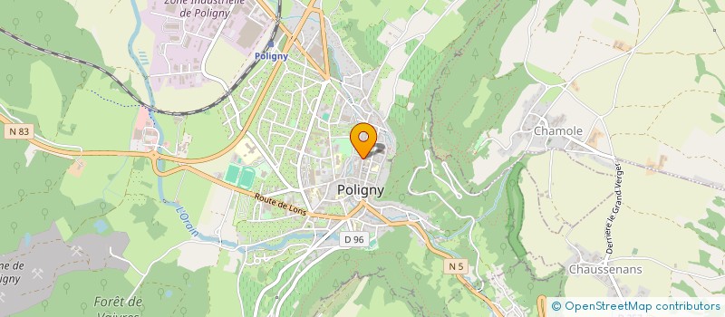 localisation de l'entreprise COMITE SAUVEGARDE MOUTHIERS LE VIEILLARD  POLIGNY