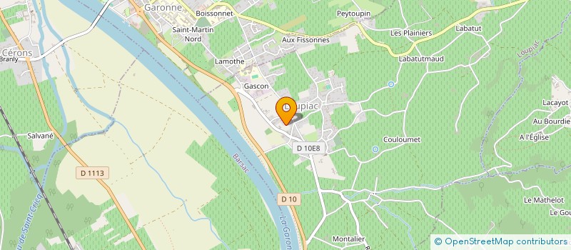 localisation de l'entreprise COMITE SAUVEGARDE VILLE SAINT ROMAIN  LOUPIAC