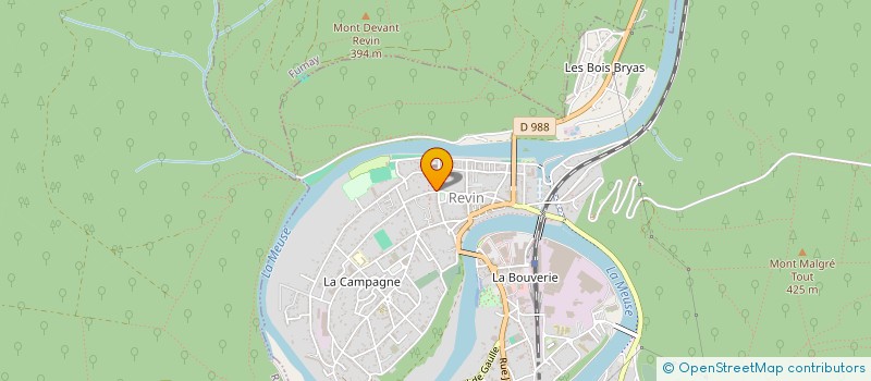 localisation de l'entreprise COMITE SCIENTIFIQUE ARDENNAIS REVINOIS  REVIN