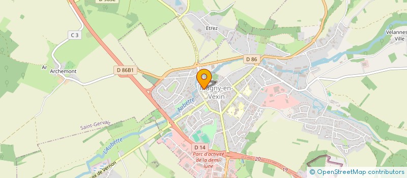 localisation de l'entreprise COMITE SCOLAIRE MAGNY EN VEXIN à MAGNY-EN-VEXIN