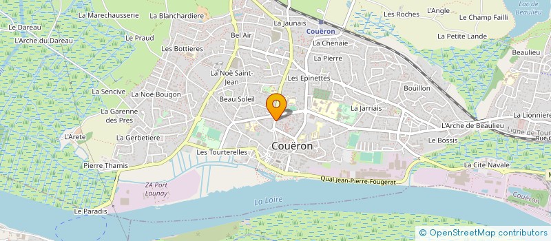 localisation de l'entreprise COMITE SECOURS POPUL FRANCAIS COUERON à COUERON