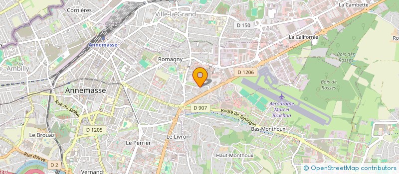 localisation de l'entreprise COMITE SECTEUR USEP LEMAN SALEVE à ANNEMASSE