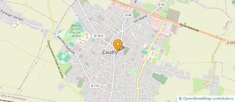 localisation de l'entreprise COMITE SECTIONS SOCIALISTES CLARY  CAUDRY