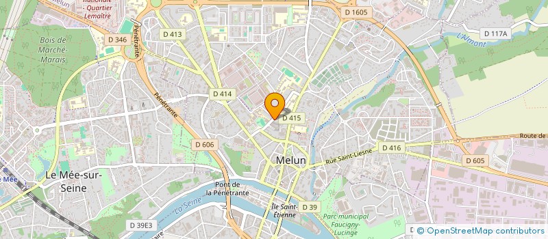 localisation de l'entreprise COMITE SEINE MARNE ATHLETISME à MELUN
