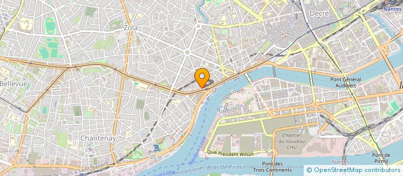 localisation de l'entreprise COMITE SOCIAL DES DOUANES DE NANTES  NANTES