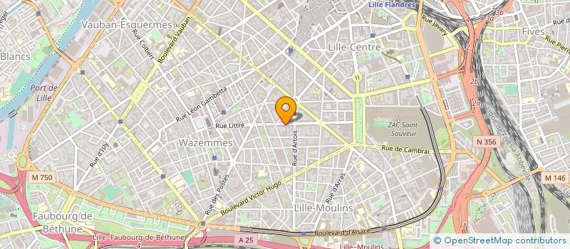 localisation de l'entreprise COMITE SOCIAL ECONOMIQUE à LILLE