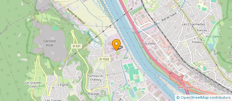 localisation de l'entreprise COMITE SOCIAL ECONOMIQUE AIR LIQUIDE  SASSENAGE