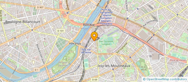 localisation de l'entreprise COMITE SOCIAL ECONOMIQUE CANAL PLUS à ISSY-LES-MOULINEAUX