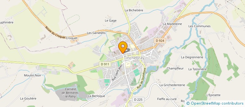 localisation de l'entreprise COMITE SOCIAL ECONOMIQUE CEMOI CHOCOLATIER ETABLISSEMENT DE TINCHEBRAY à TINCHEBRAY-BOCAGE