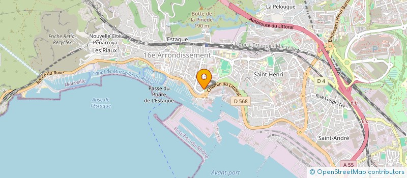 localisation de l'entreprise COMITE SOCIAL ECONOMIQUE(CSE) DE LA SOCIETE DE VIRIS à MARSEILLE