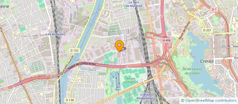 localisation de l'entreprise COMITE SOCIAL ECONOMIQUE D ETABLISSEMENT 4 BUS MRB RATP à ALFORTVILLE