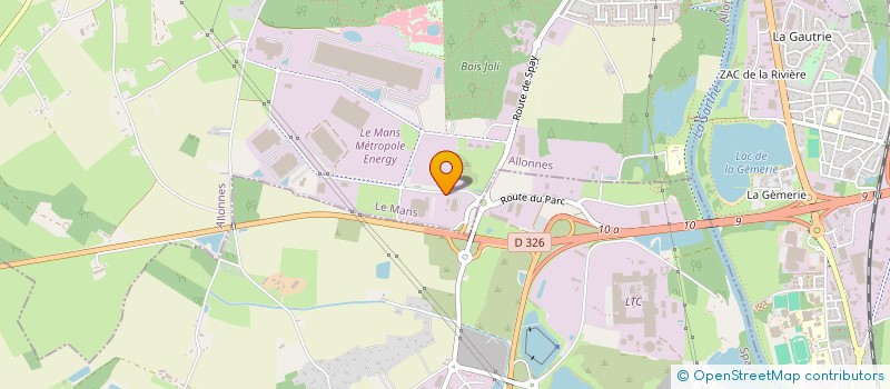 localisation de l'entreprise COMITE SOCIAL ECONOMIQUE FOUSSIER  ALLONNES